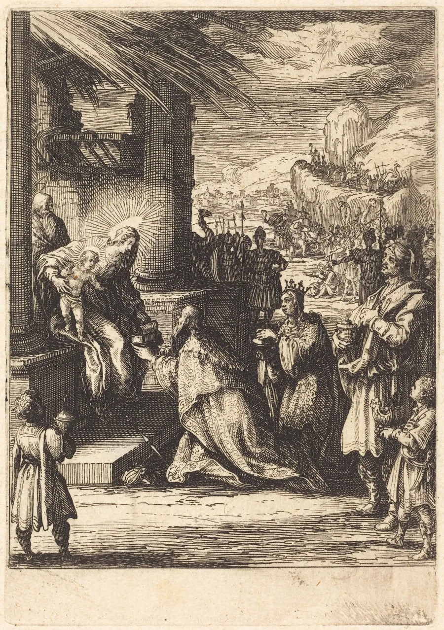 The Adoration of the Magi by Jacques Callot