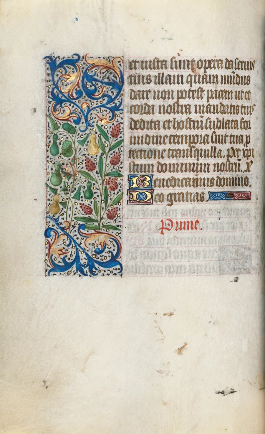Book of Hours (Use of Rouen): fol. 55v by Master of the Geneva Latini