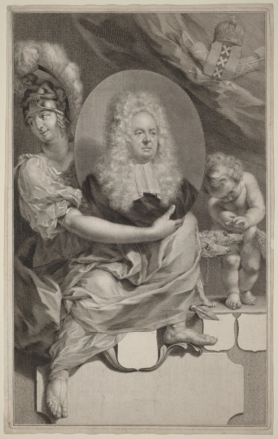 Jan Six by Jacobus Houbraken