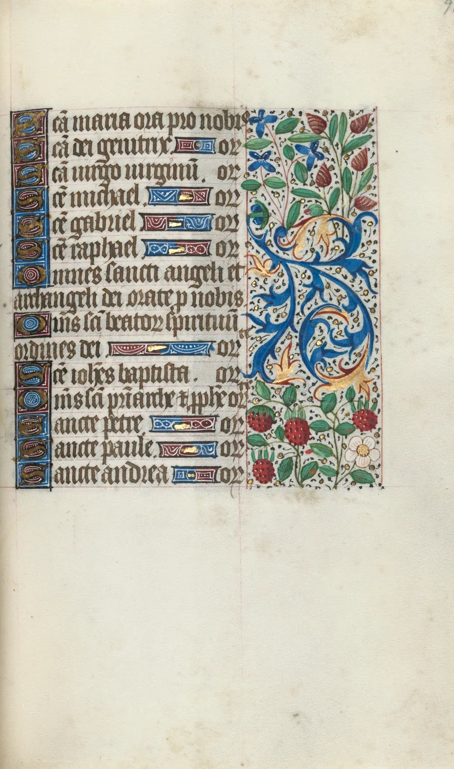 Book of Hours (Use of Rouen): fol. 93r by Master of the Geneva Latini
