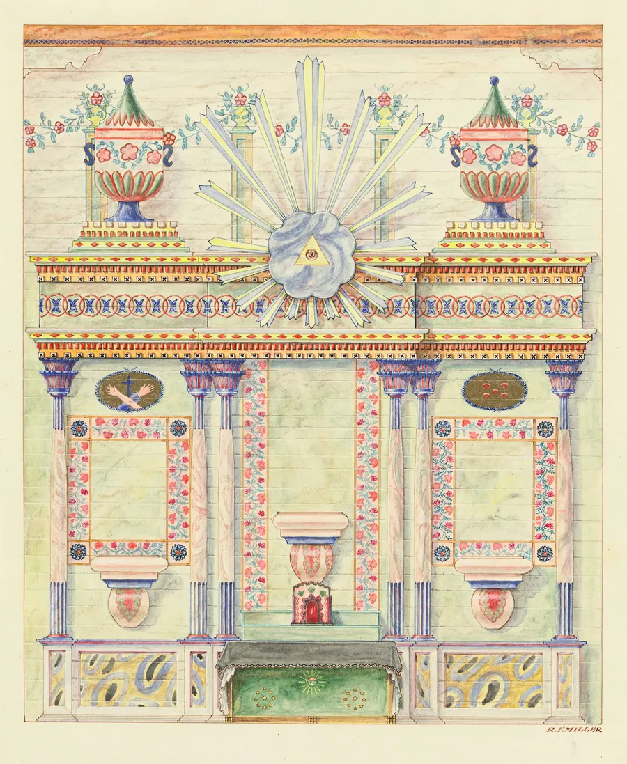 Reredos and Wall Paintings by Randolph F. Miller