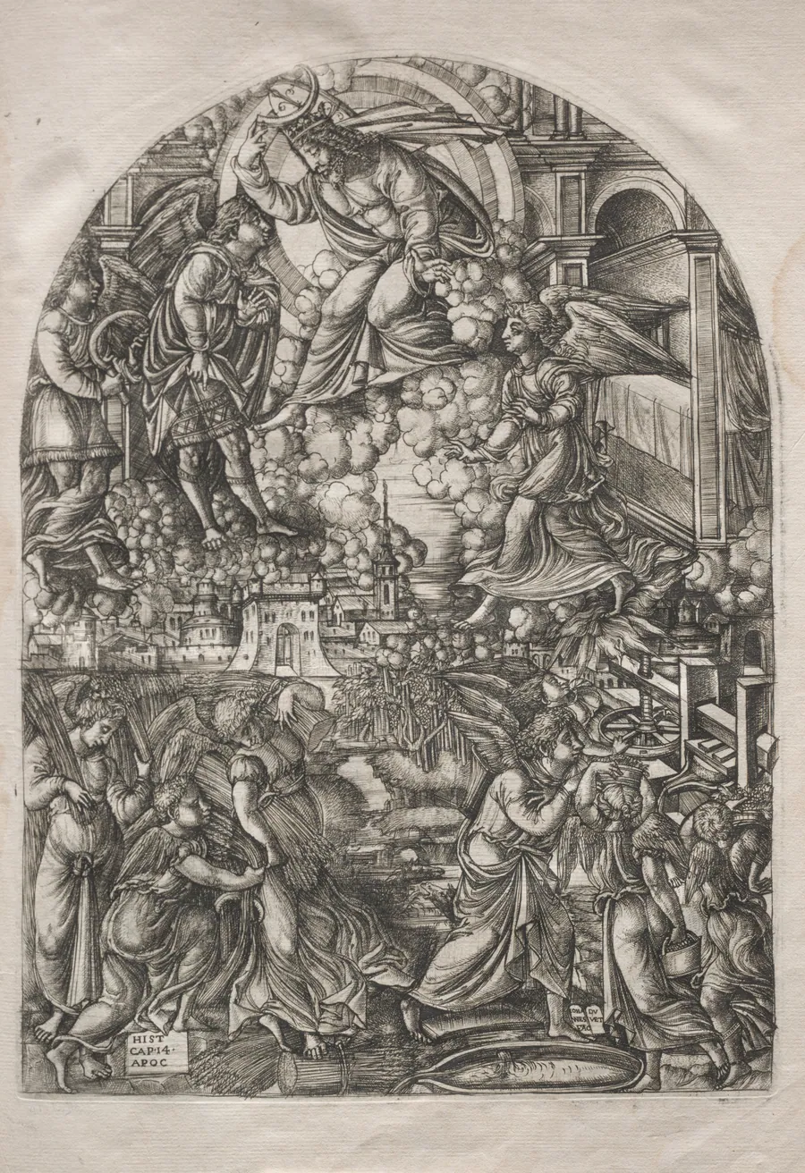 The Apocalypse:  The Winepress of the Wrath of God by Jean Duvet