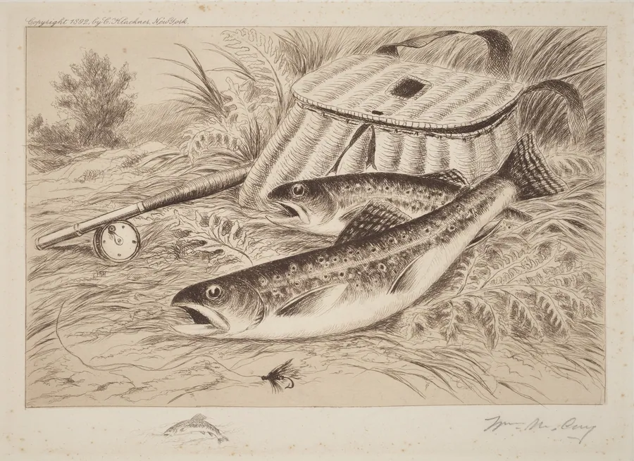 A Good Catch by William De La Montagne Cary