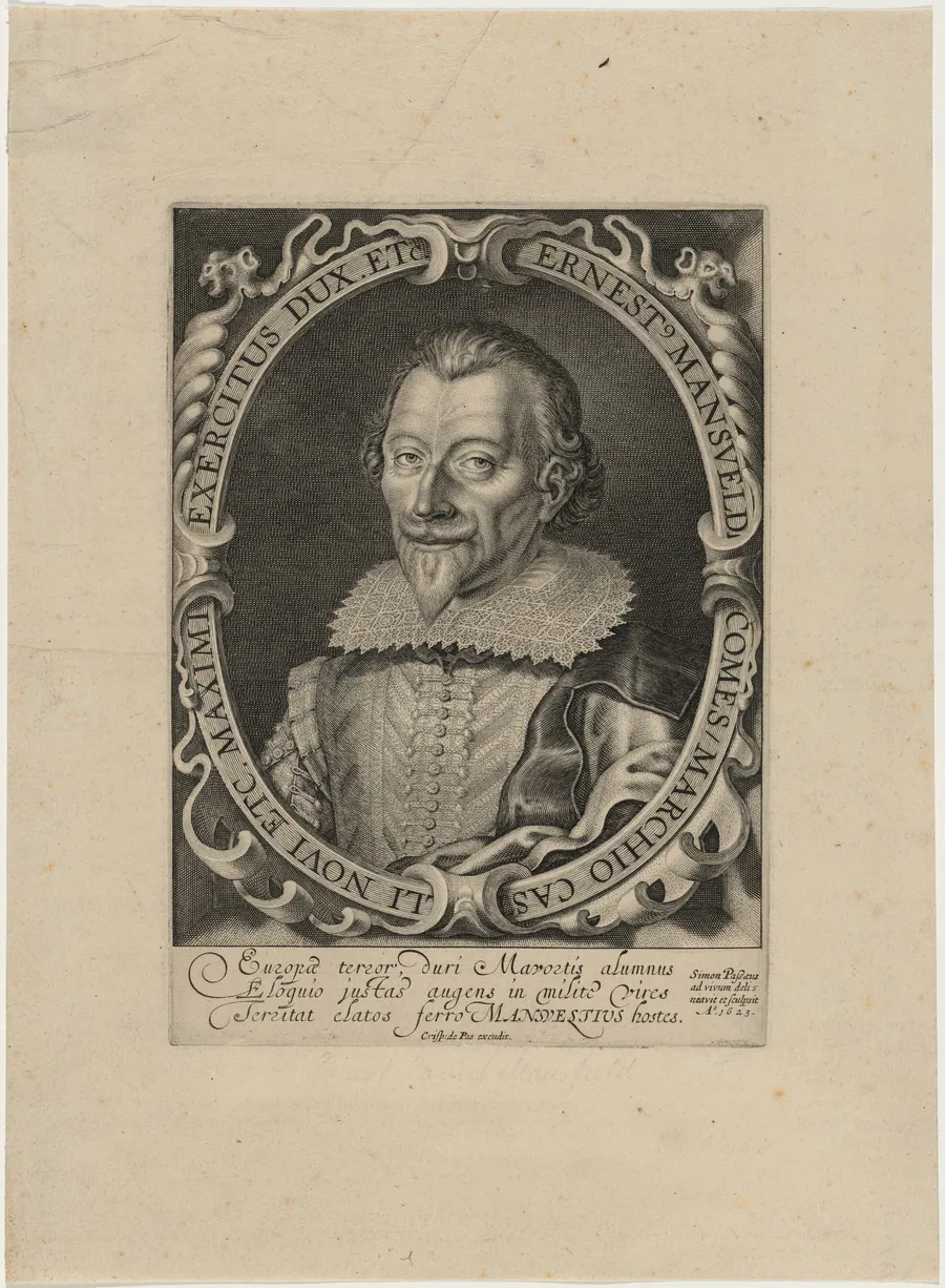 Ernest, Count of Mansfeld by Simon van de Passe