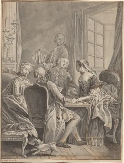 A Game of Cards [recto]