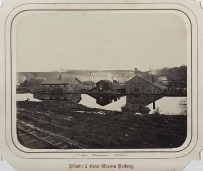 Industrial Buildings (Reflected in Erie Canal, Meadville?)