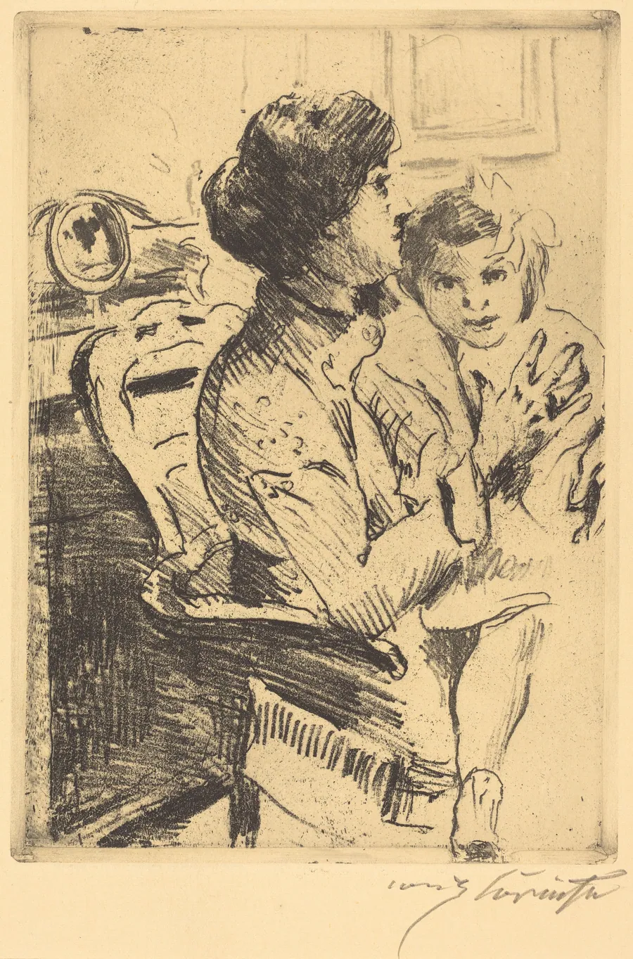 Mutter und Kind (Mother and Child) by Lovis Corinth