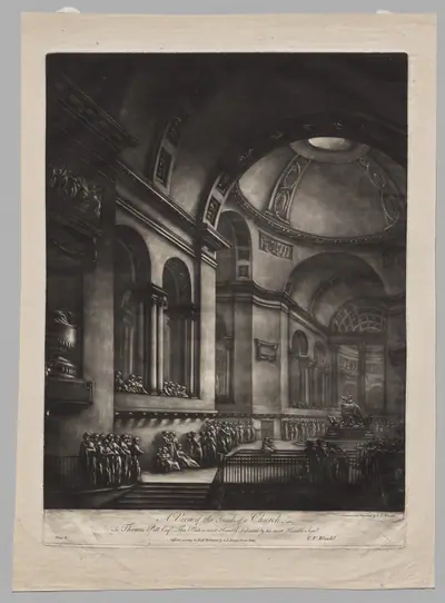 A View of the Inside of a Church