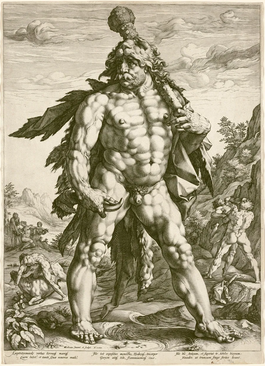 The Great Hercules by Hendrick Goltzius