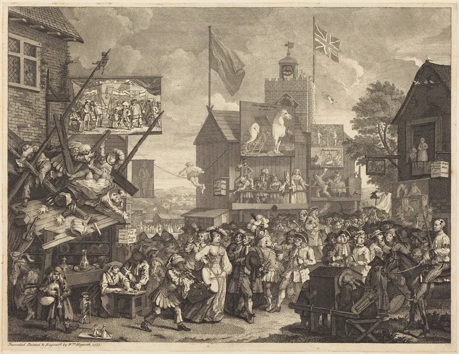 Southwark Fair by William Hogarth