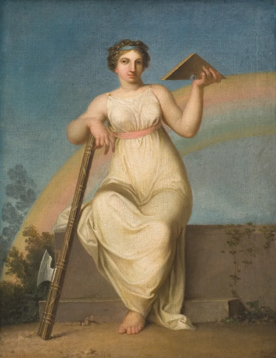 Jurisprudensen. Allegorisk figur by Nicolai Abildgaard