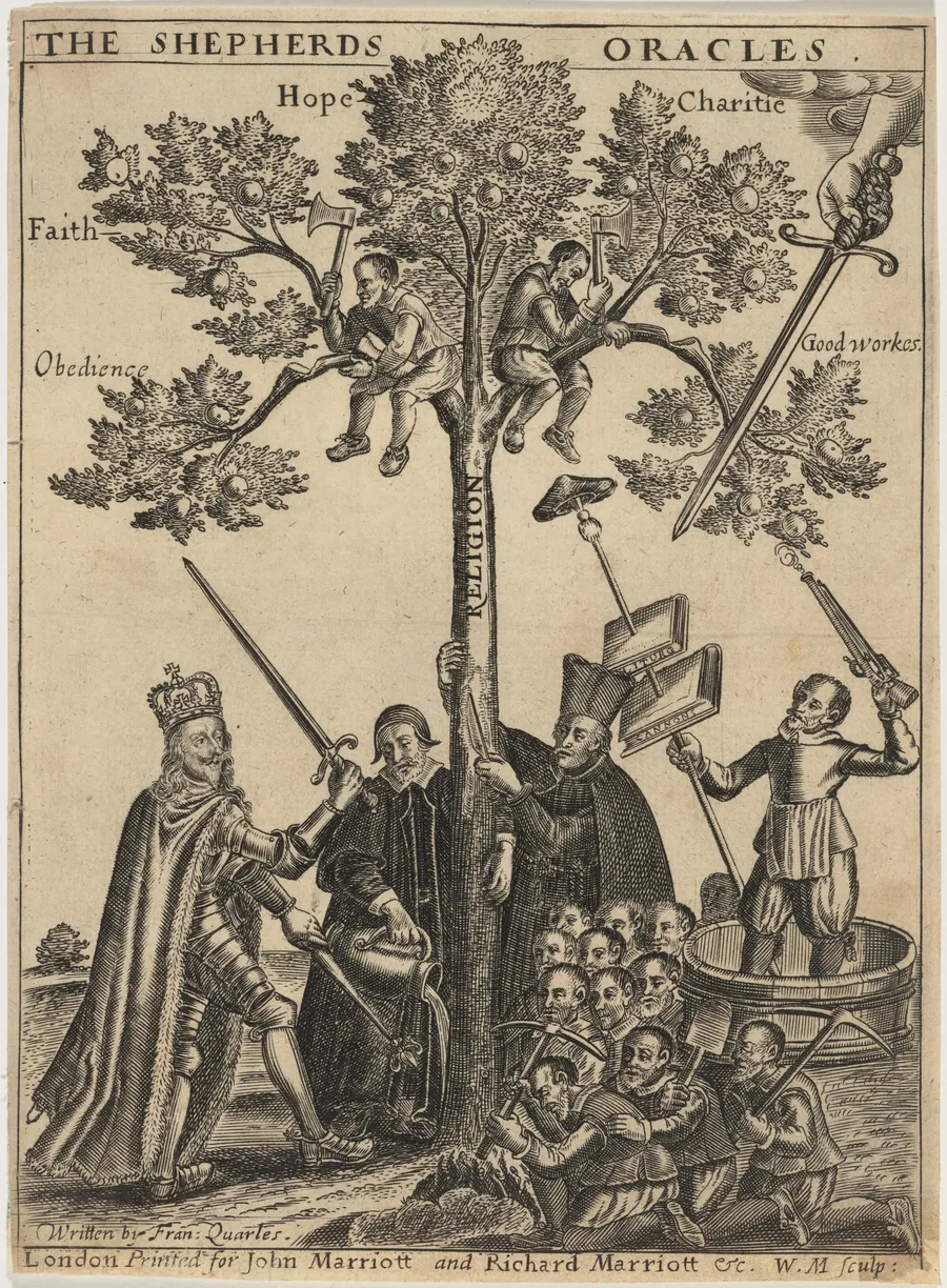 Title Page to Francis Quarles, Shepherds Oracles by William Marshall
