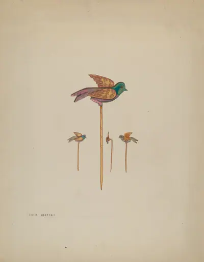 Bird Stick Pin