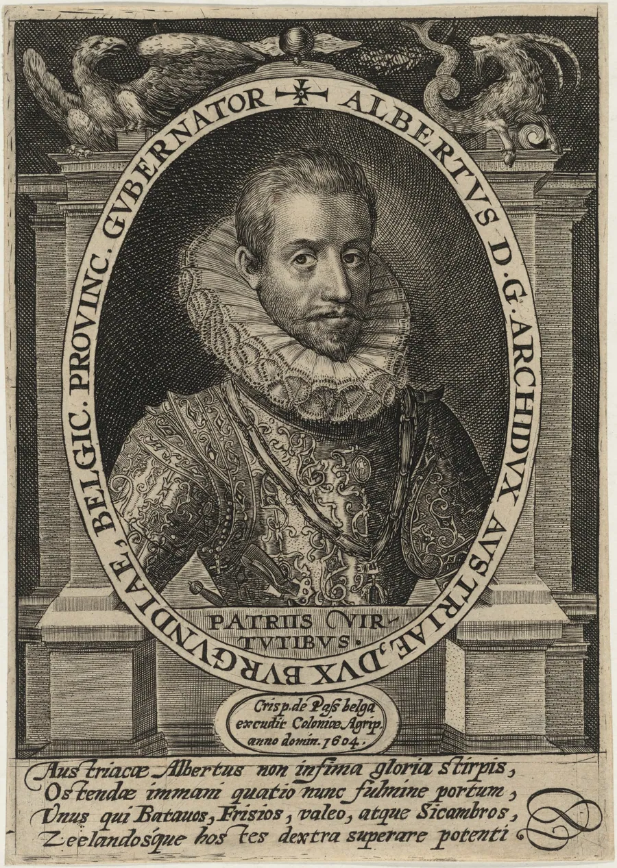 Albert of Austria, Governor of the Southern Netherlands by Crispijn van de Passe I
