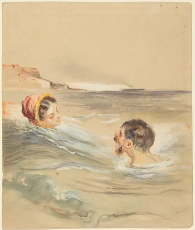 Male and Female Bathers