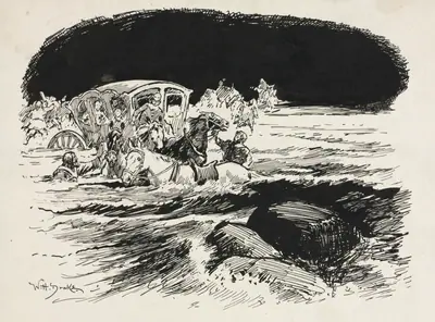 Tail Piece for Chapter LIII from "Lorna Doone"