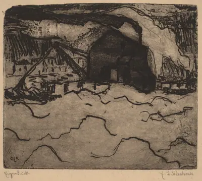 Sand Dredgers on the Elbe