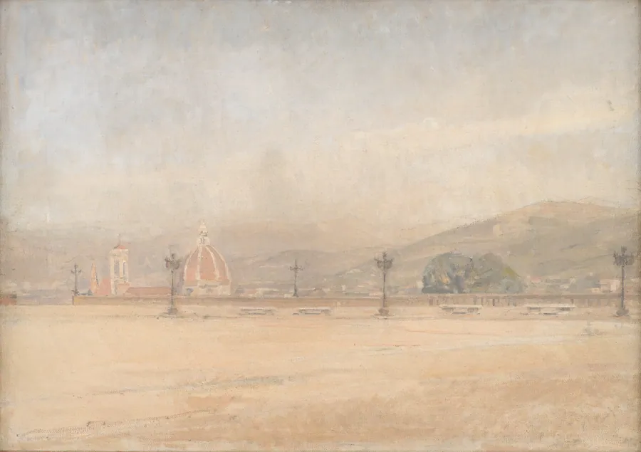 Piazzale Michelangelo ved Florens by Karl Schou