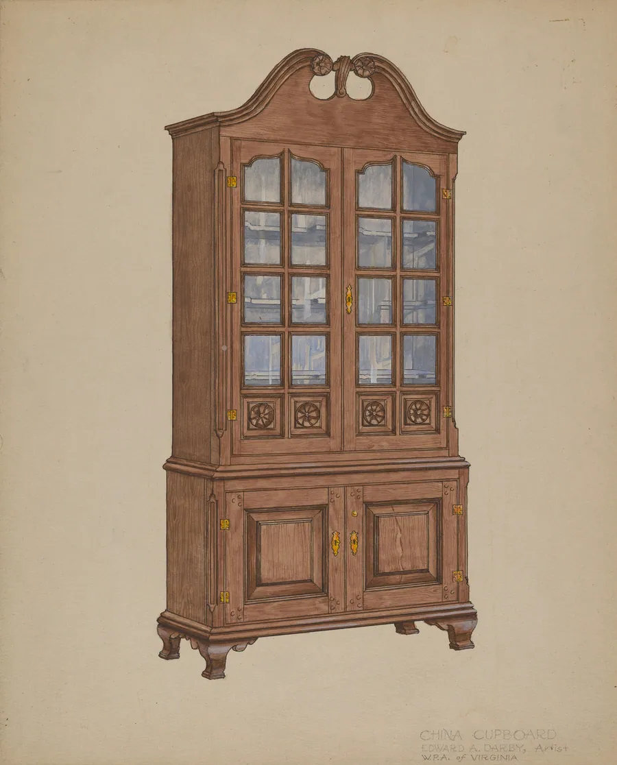 China Cupboard by Edward A. Darby