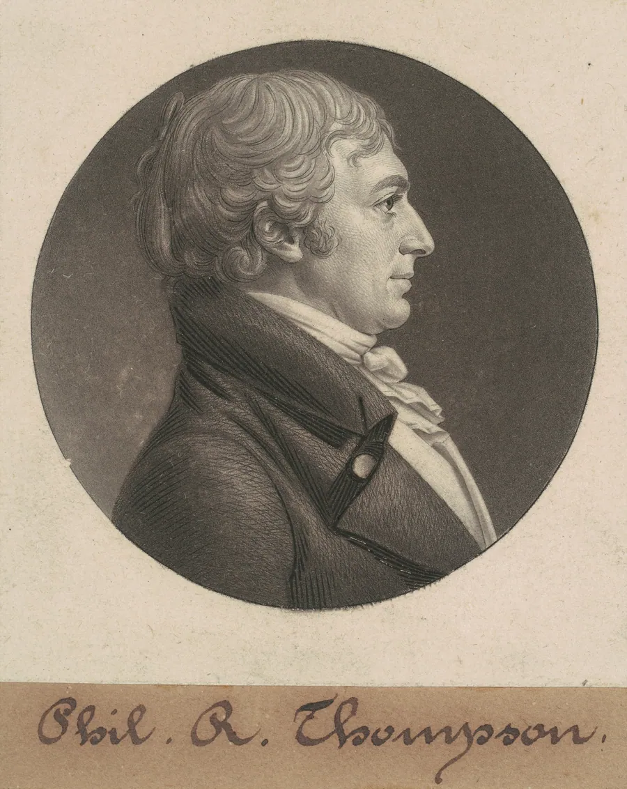 Philip Rootes Thompson by Charles B. J. Févret de Saint-Mémin