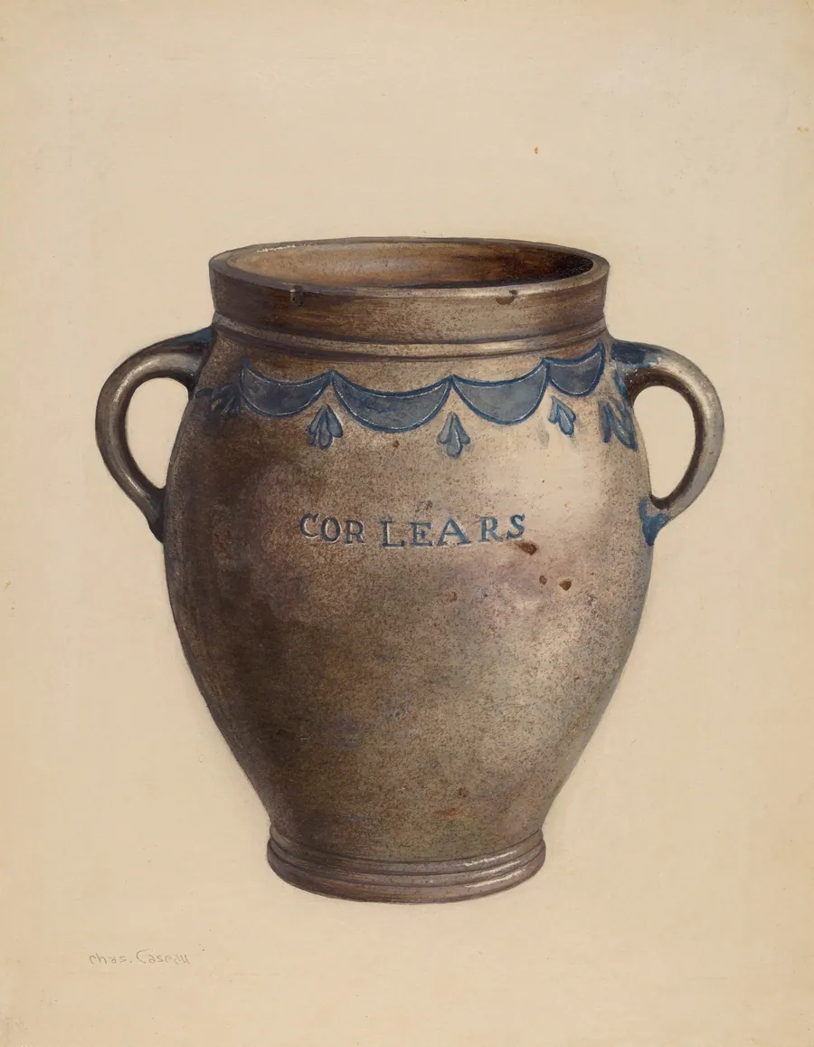 Stoneware Crock by Charles Caseau