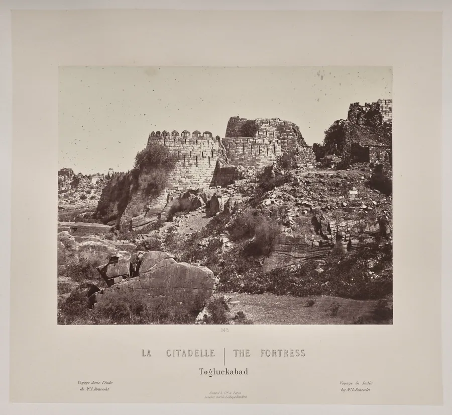 The Fortress, Togluckabad by Louis-Théophile Marie Rousselet