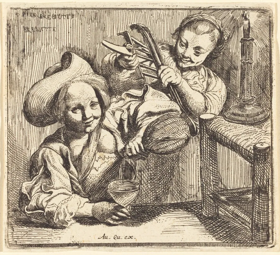 The Little Girls' Tavern by Pierre Brebiette