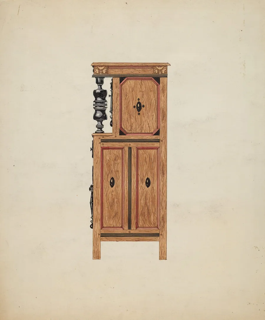 Side View of Hartford Cupboard by Martin Partyka