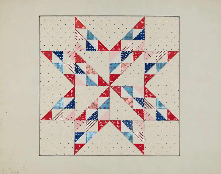 Quilt - "Eastern Star" by Margaret Linsley