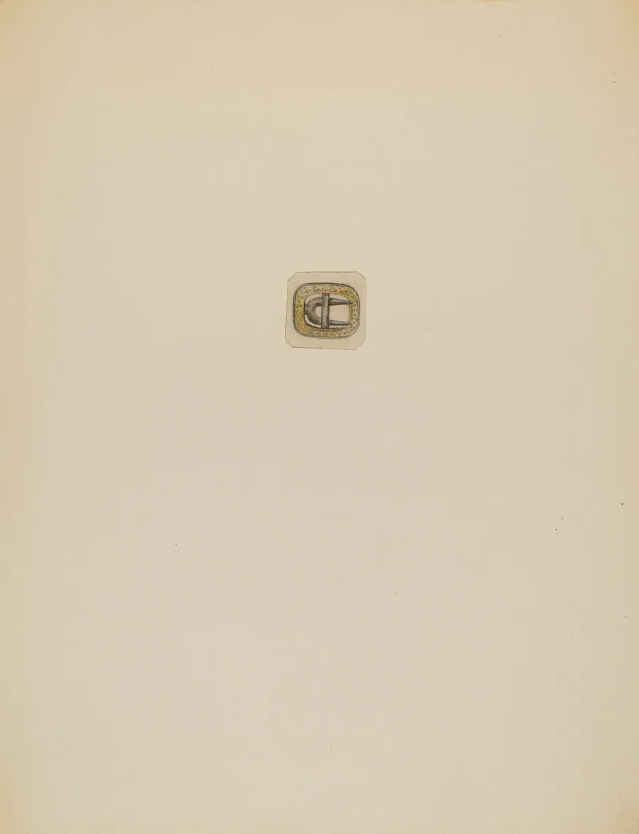 Man's Stock Buckle by Charles Criswell