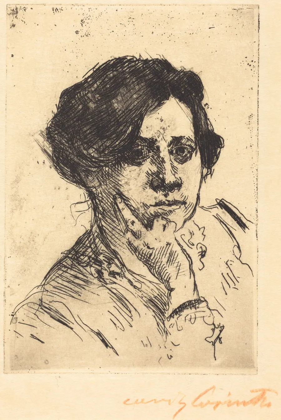 Frauenkopf (Head of Woman) by Lovis Corinth