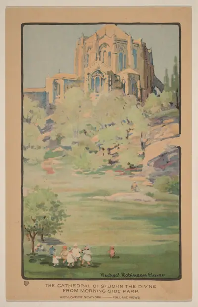 The Cathedral of St. John the Divine from Morningside Park
