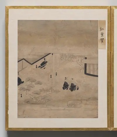 Autumn Excursion from Album of Illustrations for the Tale of Genji