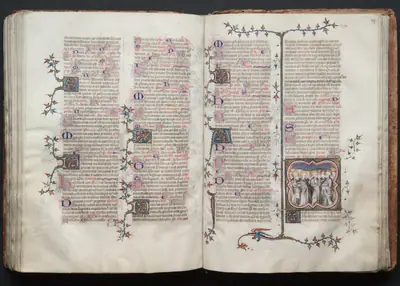 The Gotha Missal: Fol. 126v, Text