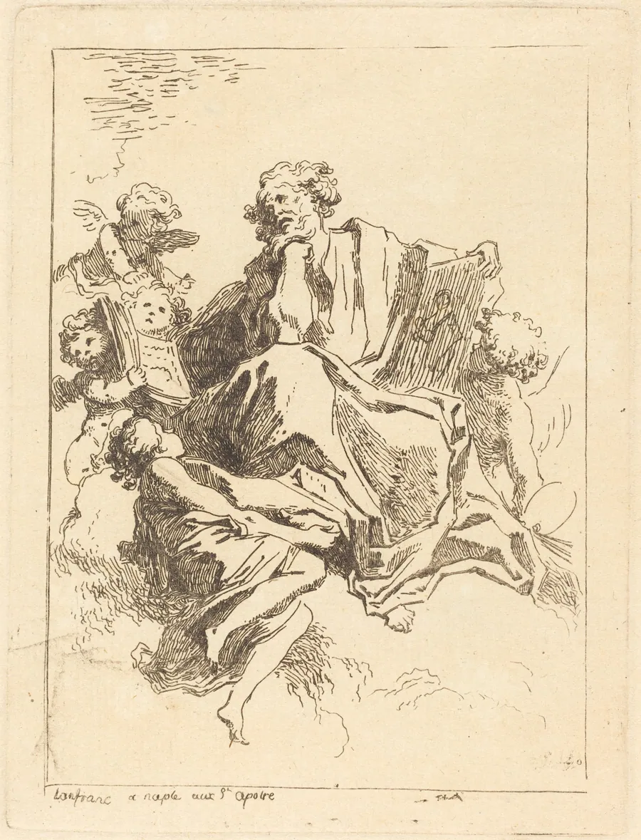 Saint Luke by Jean Honoré Fragonard