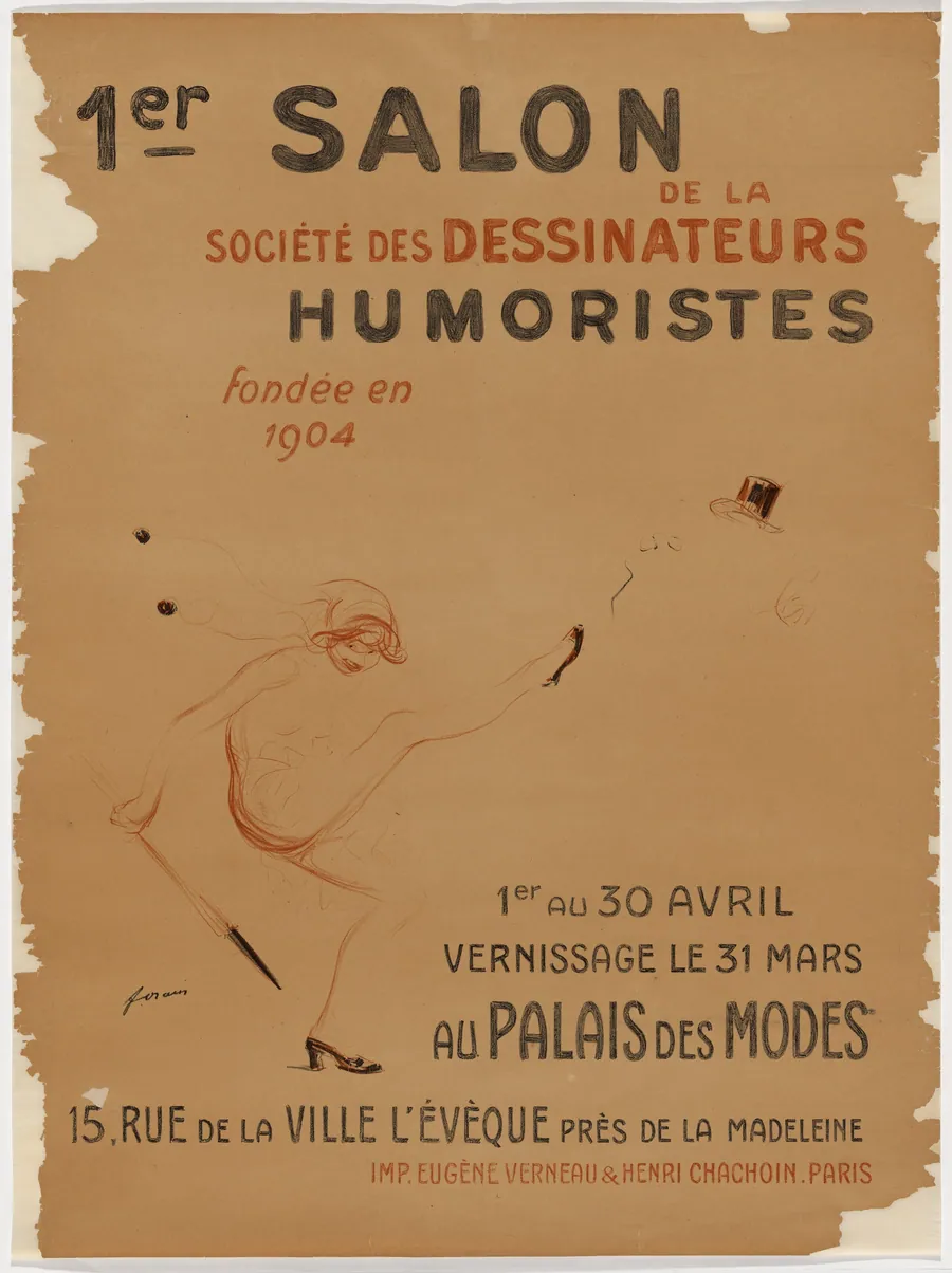 "1er Salon des Humoristes, Palais des Modes (First Exhibition of the Humorists, Palace of Style) by Jean-Louis Forain