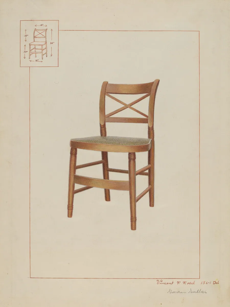Rush Bottom Chair by Gordon Saltar