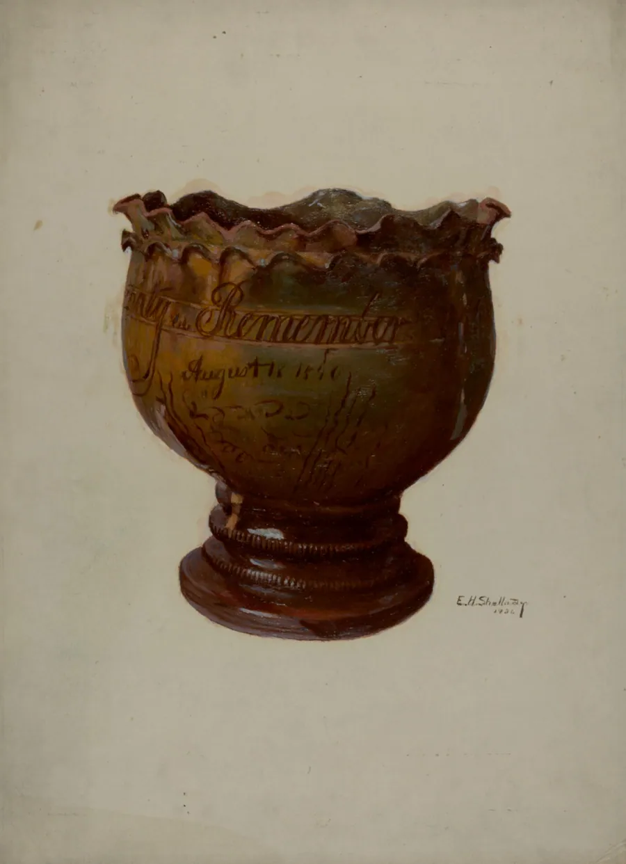 Pa. German Plate by Eugene Shellady