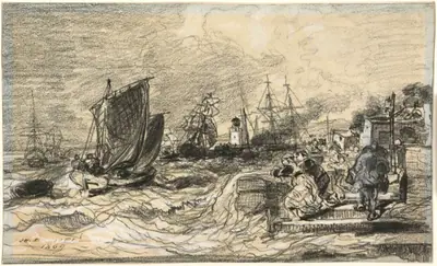 Breton Port with an Approaching Storm
