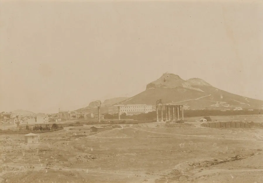 View of Athens with the Temple of the Olympian Zeus by James Robertson