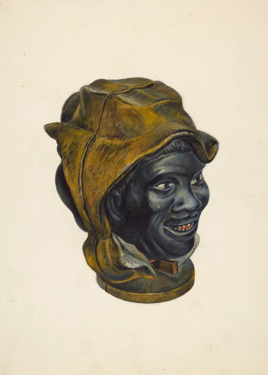Toy Bank: Negro Boy Head by Walter Hochstrasser