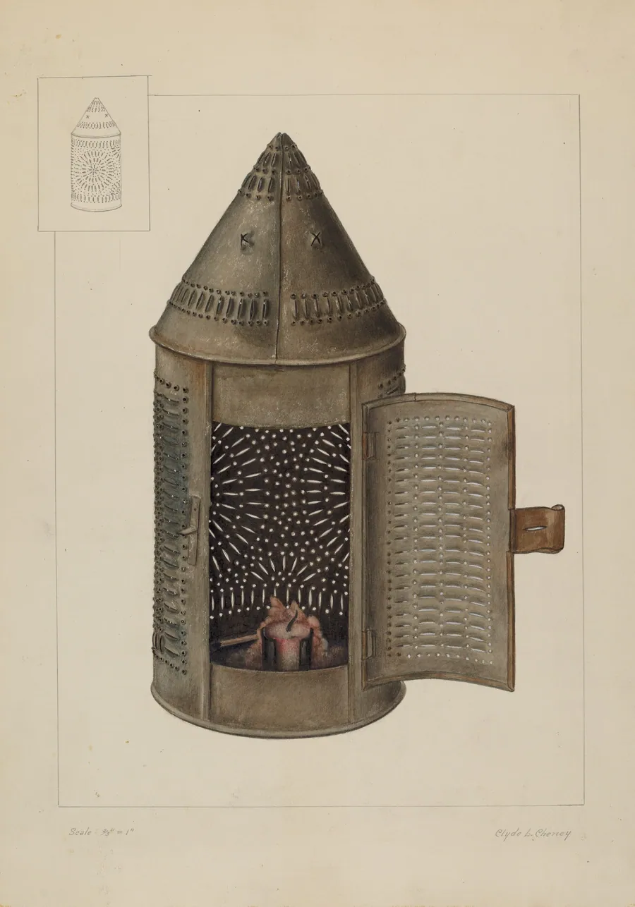 Candle Lantern by Clyde L. Cheney