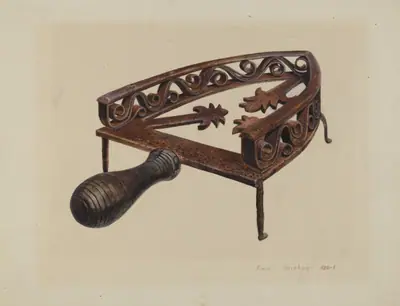 Pa. German Flat-iron Stand