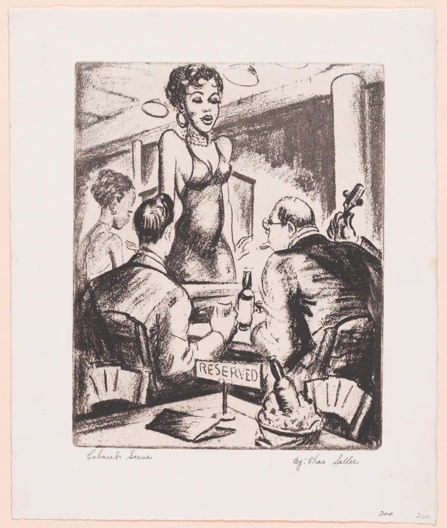 Cabaret Scene by Charles L. Sallee, Jr.