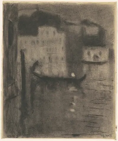 Gondola, Evening in Venice