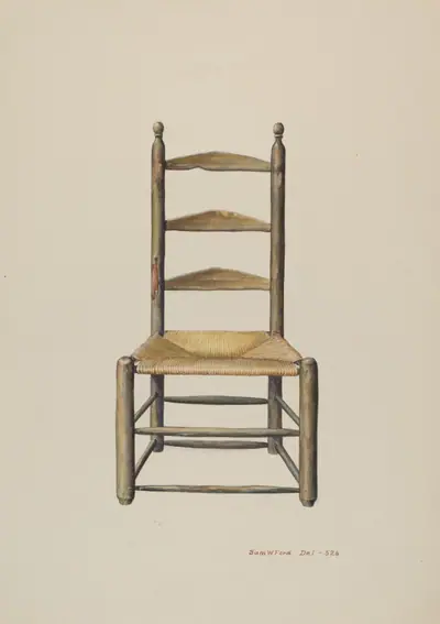 Pennsylvania Ladder Back Chair