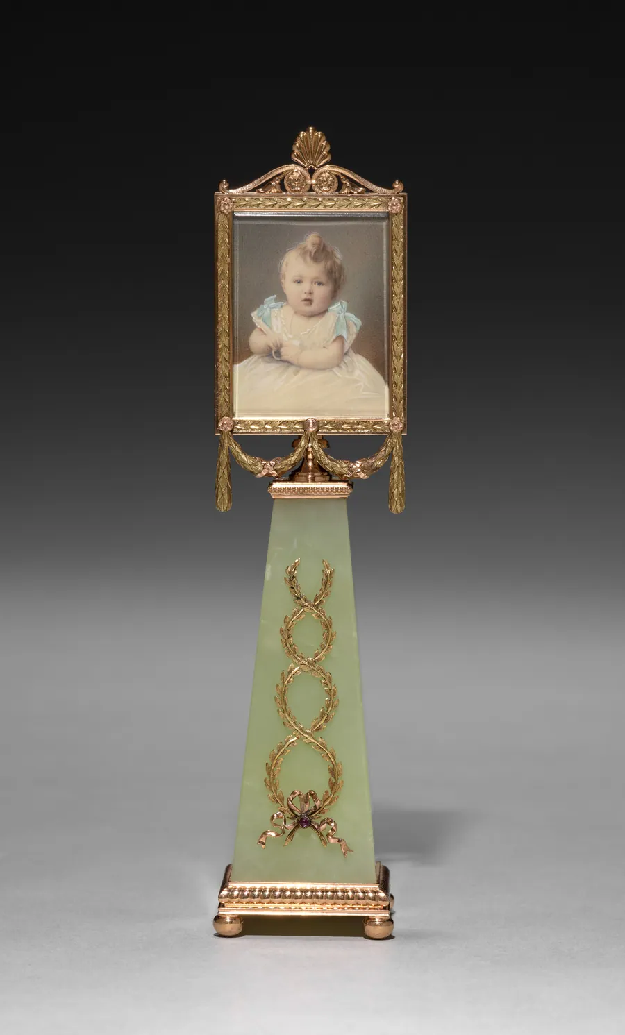 Imperial Framed Miniature of Grand Duchess Olga Nicolaievna by House of Fabergé,