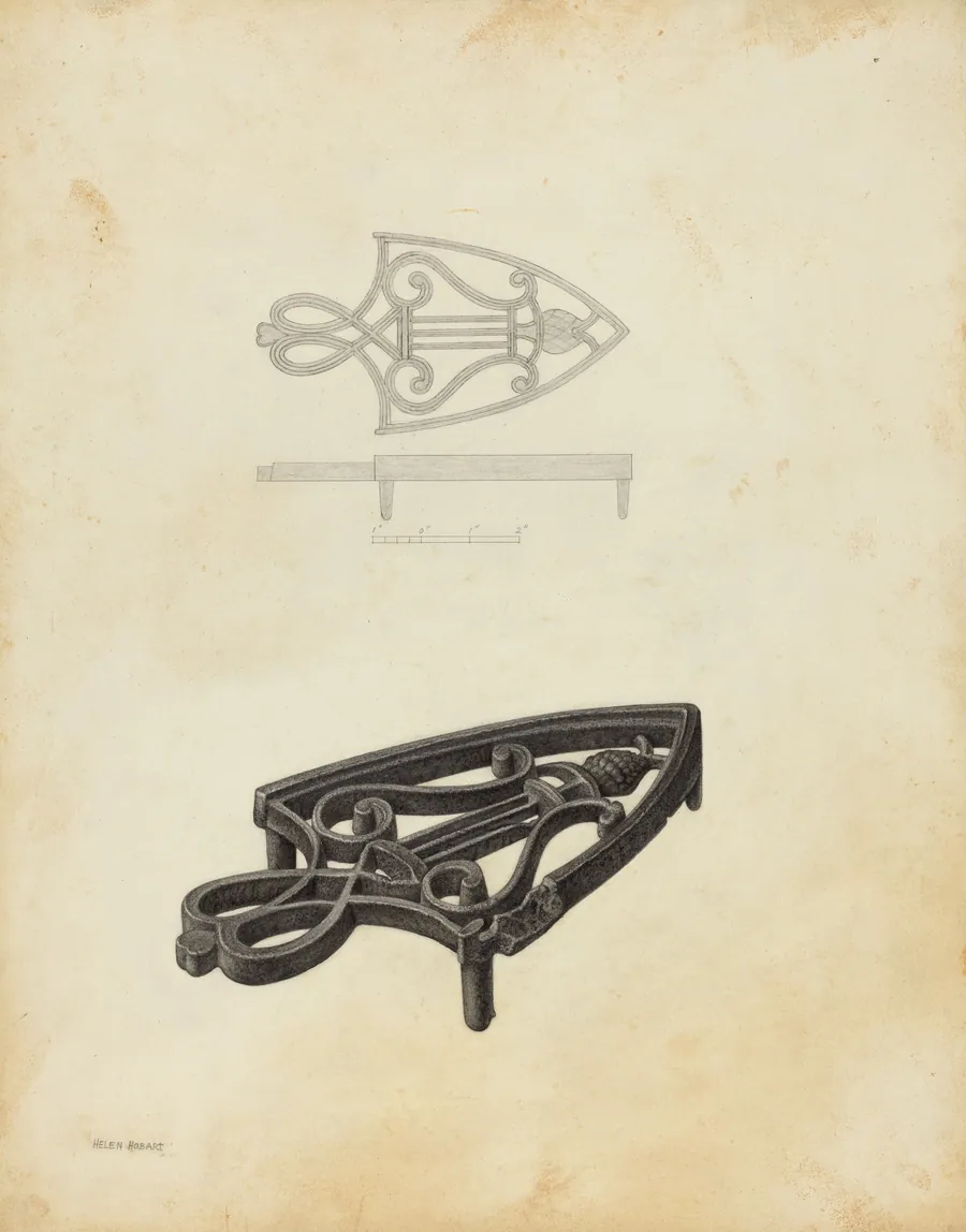 Flat Iron Holder by Helen Hobart