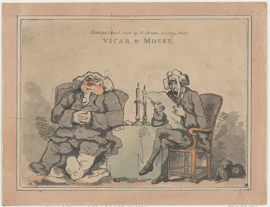 Vicar & Moses by Thomas Rowlandson