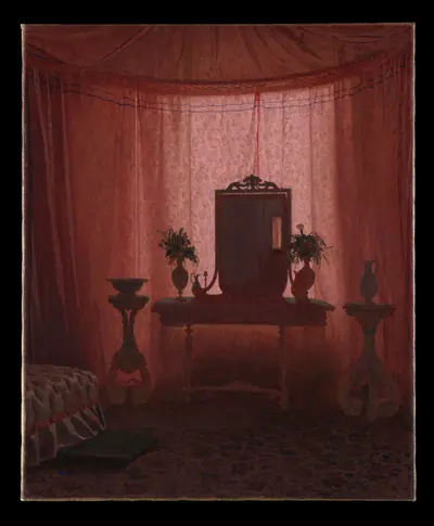 A Bedroom in Bernstorff Palace near Copenhagen